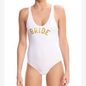 Commando sz Small Bride Bridal Applique Bodysuit White NWT